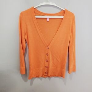 Lilly Pulitzer Kaitlin Cardigan Sunrise Orange Size Medium